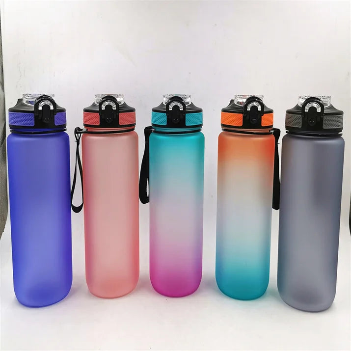 Factory Wholesale Ecofriendly Elegant Sublimation Student Plastic 1 Gallon Water Bottle With Scale