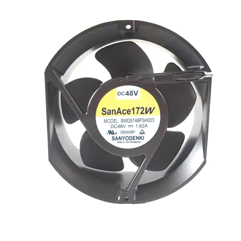 SanyoDenki San Ace 172w Black Frequency Conversion Axial DC 48V Cooling Fan Model 9WG5748P5H003