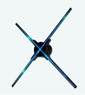 TK-S100 100cm 1024pcs LED Lights High Brightness WiFi App Remote Control 3D LED Hologram Fan Advertising 3d Hologram Display