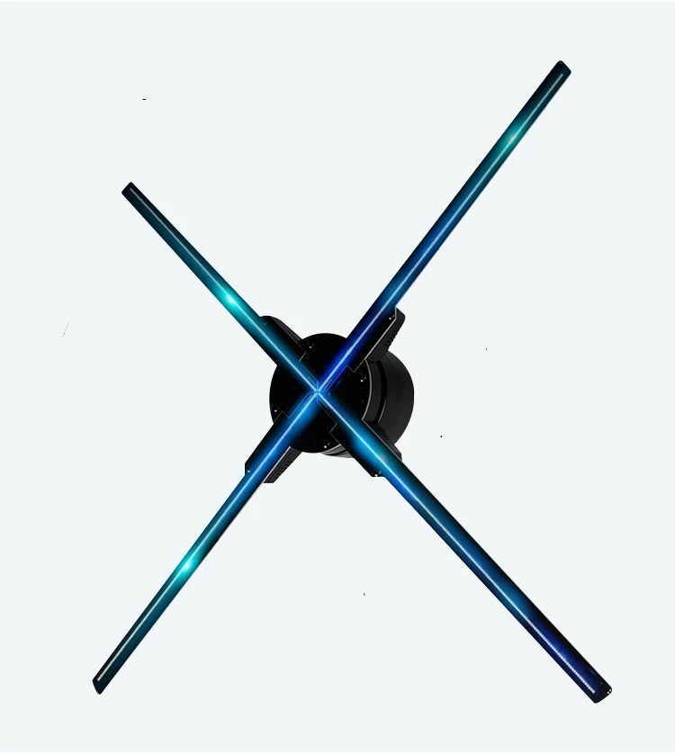 TK-S100 100cm 1024pcs LED Lights High Brightness WiFi App Remote Control 3D LED Hologram Fan Advertising 3d Hologram Display