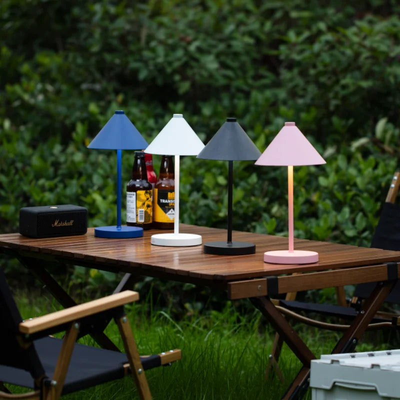 Yuyao Modern Dimmable Home Decor Lamp Table Led USB Rechargeable Battery Cordless Table Light for Camping