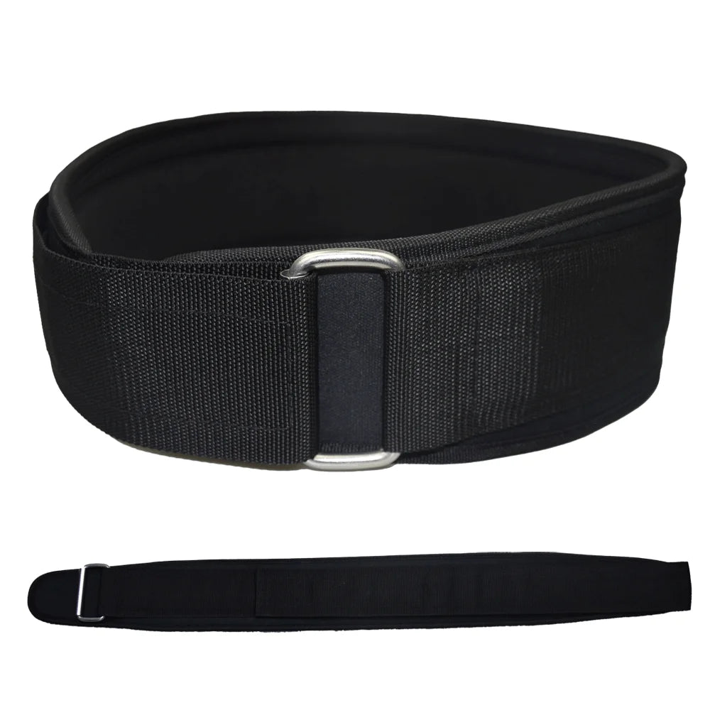100% Premium Nylon Custom Neoprene Gym Weight Lifting Belt Adjustable Weight with Safety Features for Fitness