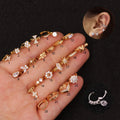 INS Mix Designs Crystal Womens Crystal Earrings Girls
