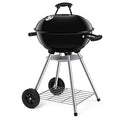 Wholesale 22 Inch Round Kettle Charcoal Grill Portable Backyard Steel BBQ Oven With Wheels for Camping Picnic Party