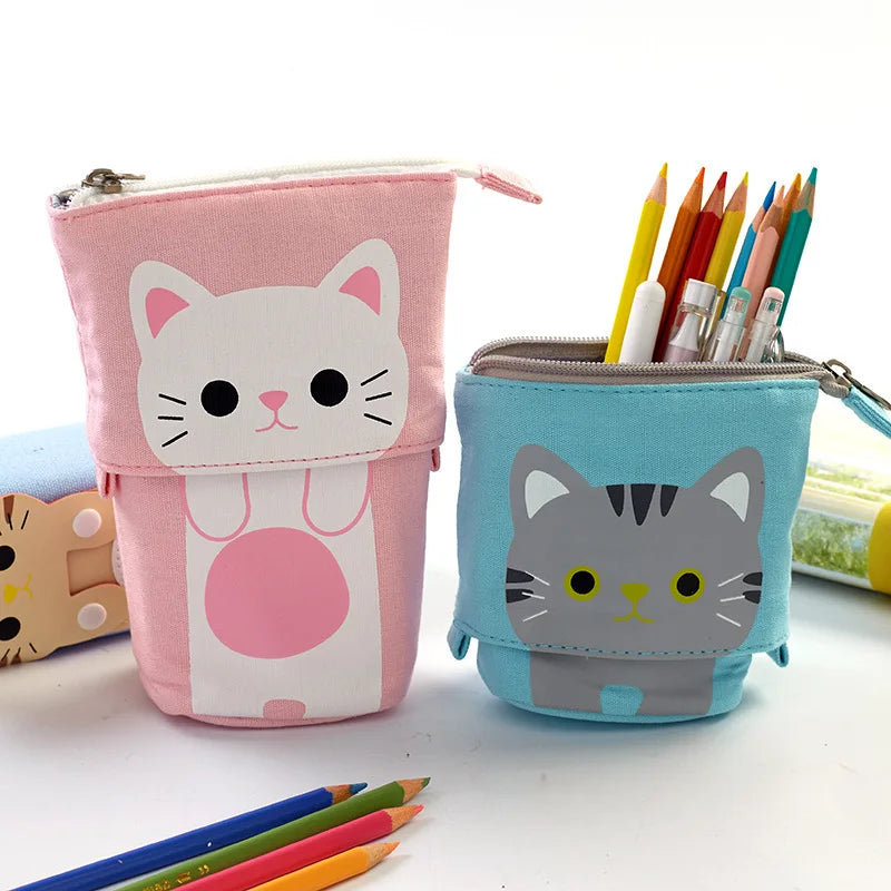 An Kou Kawaii Stationery Multifunctional Variable Drop Down Pencil Case Bags 17*12*8m for Schools & Offices