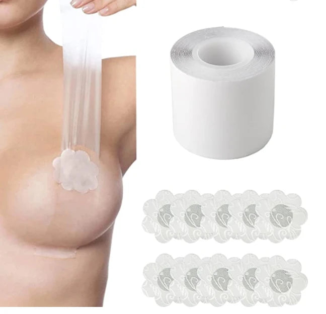 XR034-2 Xinke Henkel Medical Grade Lifting Clear Boob Tape Transparent Push up Breast Tape for Bikini