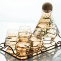1300ml HotCold Water Jug Juice and Iced Tea Beverage Carafe Glass Water Pitcher