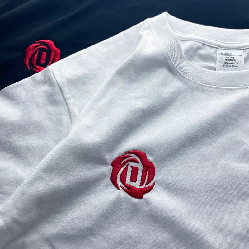 Custom Embroidery Oversized Men's Heavyweight Cotton T-Shirt Plain Acid Wash for Puff Print Knitted DTG Graphic Print