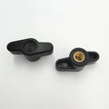 China Best Selling Product M4 M5 M6 M8 Black Plastic Nylon Head Knob Thumb Wing Nuts