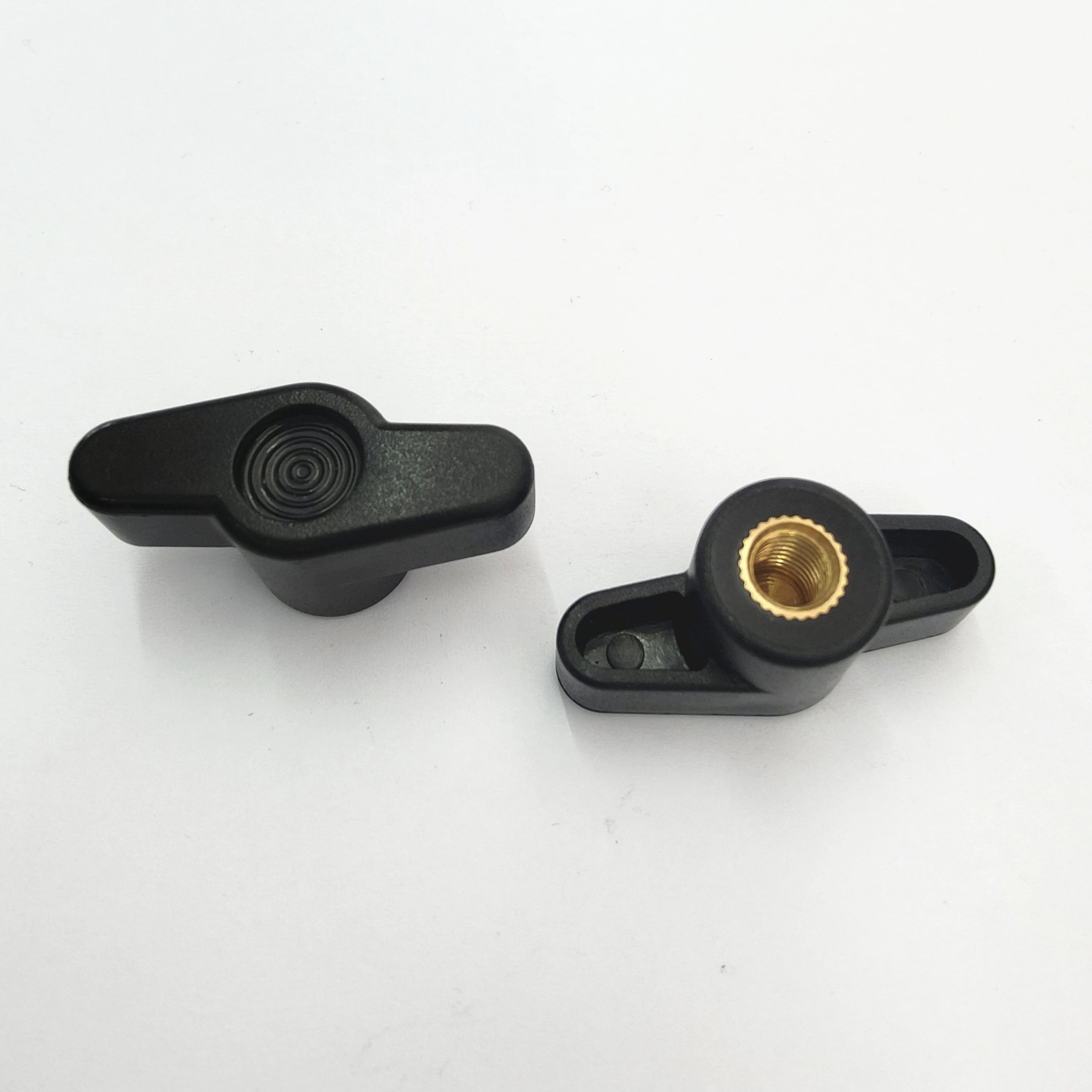 China Best Selling Product M4 M5 M6 M8 Black Plastic Nylon Head Knob Thumb Wing Nuts