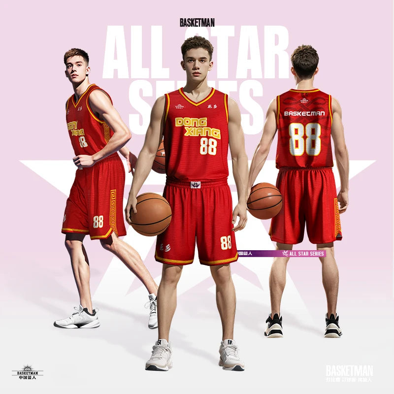 Free Sample Custom Extra-large Size Breathable Basketball Uniform Set Sublimation for Adults Basketball Wear Jerseys