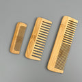Eco-friendly Natural Bamboo Detangling Anti-Static Wide Tooth Comb for Women & Men Massage Hair Comb Personalized Wooden Comb