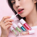 Custom Logo Seven Flavors Lip Oil Custom Logo Transparent Moisturizing Tinted Lip Balm