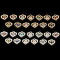 New 14K Gold Filled Heart Zircon Charms Minimalist 925 Sterling Silver CZ Birthstone Pendants for Women Jewelry Findings