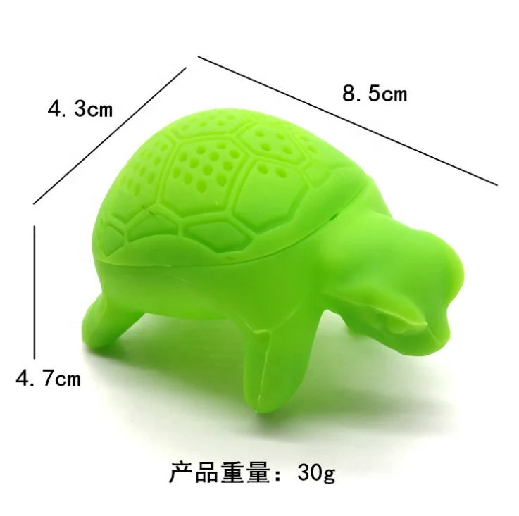 WELAND Food Grade New Design Cute Tortoise Silicone Tea Infuser Strainer for Loose Leaf Tea