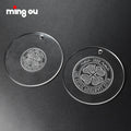 UV Custom Personalized Christmas Gifts Round Acrylic Ornaments Blank Tree Acrylic Laser Christmas Ornaments