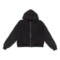 Men Custom High Quality French Terry Heavyweight Unisex Distressed Zip up Hoodie Sweatshirts Acid Washed Sun Faded Hoodies