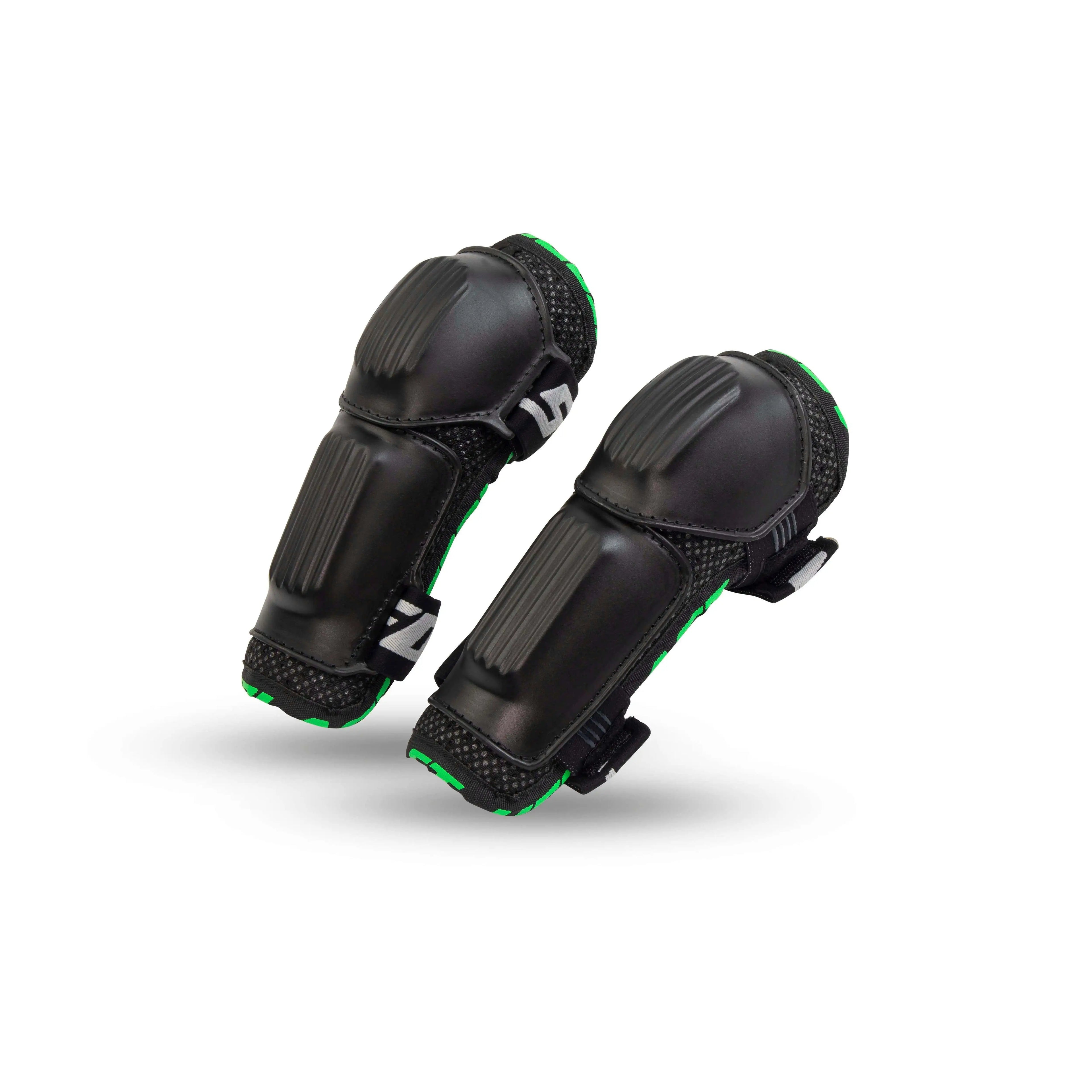 BOY ALCOR One Size UFO PLAST Elbow Guard Black Motorcycle Knee Elbow Pads PU Nylon Stabilizer for Spring Season Protection