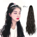 Synthetic Top Grade Wigs Dobdle Water Wave Kinky Curly Soft Locs Hair Extensions Wigs Bundles 25cm Clip-in Single Weft