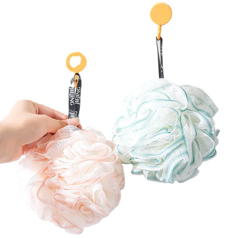 Natural Flower Bath Shower Ball Sponge Eco Friendly Body Loofah Mesh Bath Ball Sponge