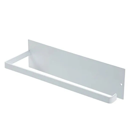 Modern Stainless Steel Wall Mount Towel Holder Under Cabinet Mount Paper Rack with Screws for Hotel Bathroom