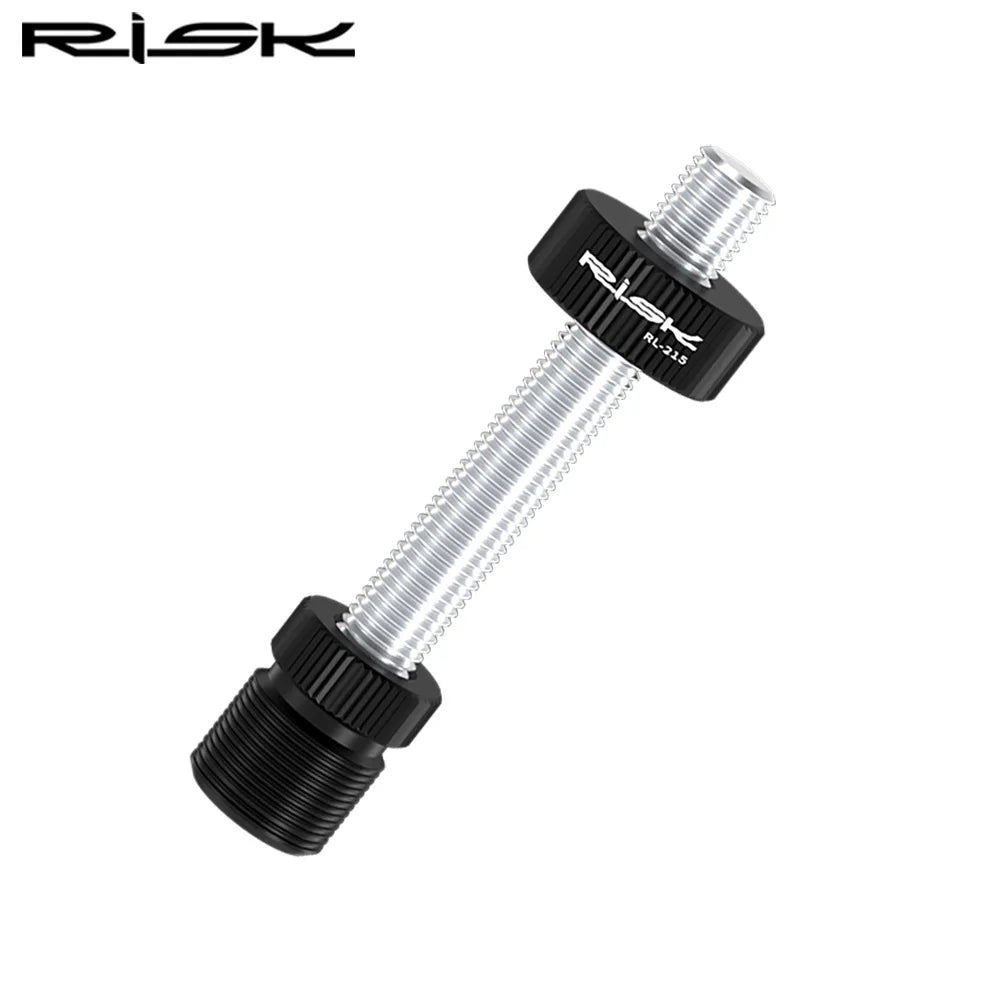 RISK RL215 Bicycle Bottom Bracket Anti-Drop Auxiliary Removal Tool with Square & Spline Axis BB Bike Fixing Rod Disassembly Tool