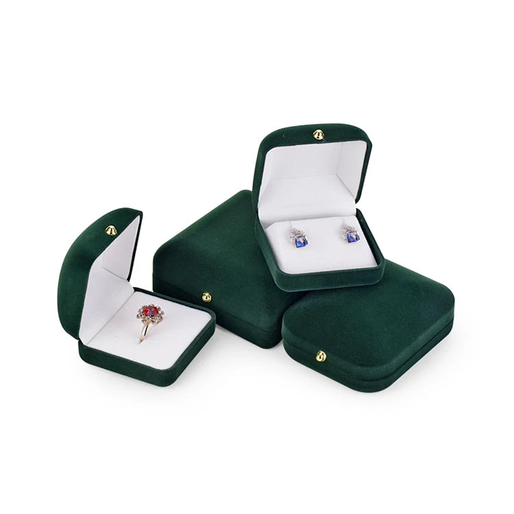 Handmade Velvet Custom Color Jewelry Packaging Gift Box for Bangles ISO9001 Certified Custom Logo