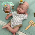 18inch Realistic Baby  Dolls With Pacifier Veined Skin Healing Loneliness Open Mouth Accompany Baby Holiday Gifts Wholesale