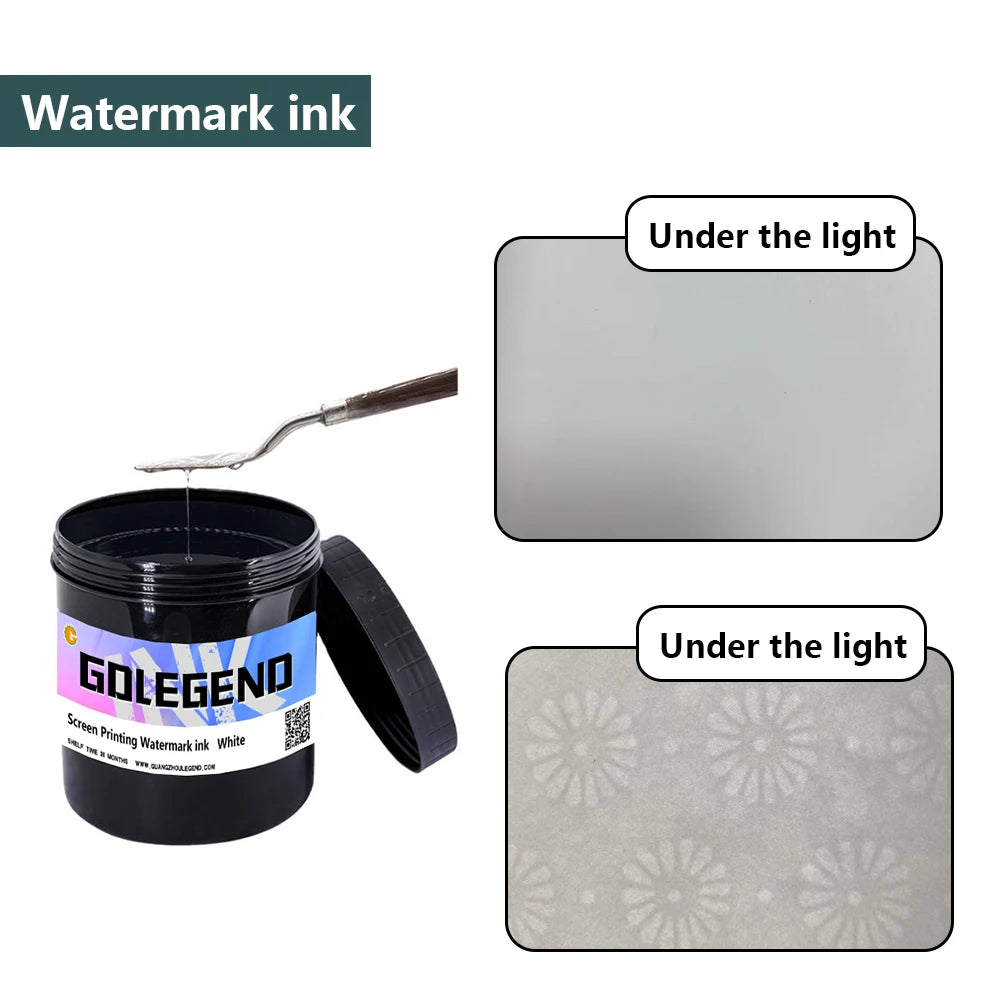GDLEGEND High Performance Anti-forgery Offset Printing Security Ink  Watermark Ink in White and Black for Document Printing
