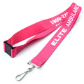Polyester Keychain Lanyards Printed Neck Strap Eco-Friendly ID Card Holder Safety with Logo for Free Sample