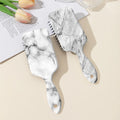 ZONZHU Natural Marble Pattern Printing Air Cushion  Anti-tangling Home Portable Hairdressing Comb for Women