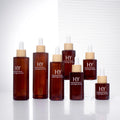 Empty 30 ml 1 oz Cosmetic Cuticle Hair Essential Oil Bottles 30ml Brown Glass Dropper Bottle
