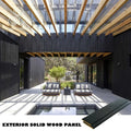 Isolation Shou Sugi Ban Cladding Construction Outdoor Burnt Wood Decor Wall Panel for Office Building