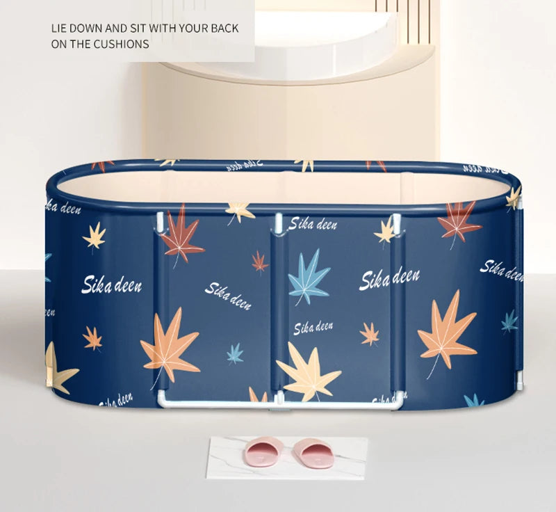 New Design PVC Folding Bath Tub Big Foldable Bathtub for Adults Home Use Portable Bathtub