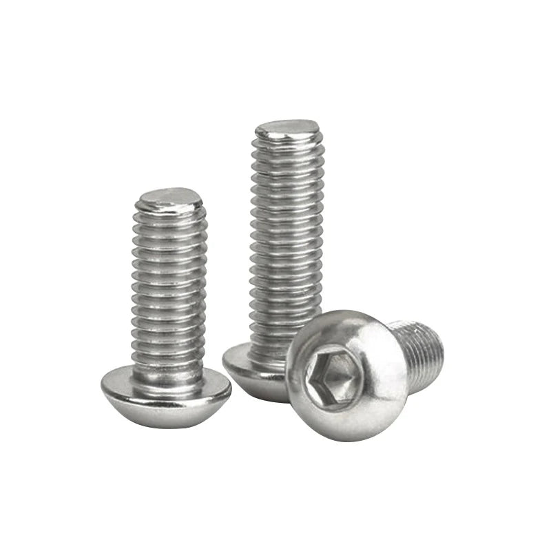 Bolts Manufacturers ODM/OEM Customized Stainless or Steel M2 M3 M4 M5 M6 M8 Pan Round Head Hexagon Socket Bolts Allen Screw