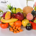Artificial Fruit Home Table Decoration Pendant Fake Fruits for Decoration Fake Apples Oranges Bananas Lemoms Fruits FZH613