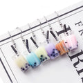 Creative Bubble Milk Tea Cup Drop Earrings Sets for Women Unique Drink Cup Earring Funny Party Ear Jewelry Girl Gift