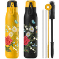 Great DIY Gift 350/500/750ML Stainless Steel Double Wall Insulated Flask Sublimation Printing Travel Sports Water Bottle