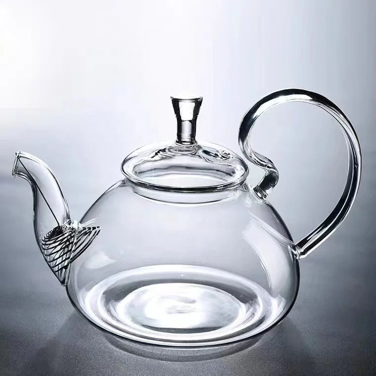 Wholesale High Quality Middle East Style Glass Teapot With Big Handle Arabic Style Glass Teapot