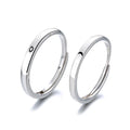 2021 Newest Rings Pening Resizable Adjustment S925 Sterling Silver Sun Moon Engagement Ring