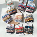 Colorful Satin Hair Scrunchies Set Hot Sell Girls Fashion Hair Band Scrunchies Holder