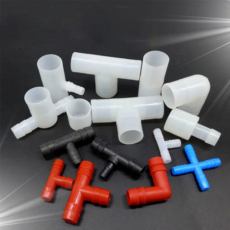 Plastic Chicken Drinker Connector Pipe Fitting Chicken Nipple Connector Drinker Pipe Fittings