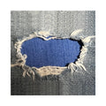 Denim Iron on Patches Inside & Outside Strong Glue Denim Repair Patch for Jeans Jacket Denim Mending and Decorating Blue