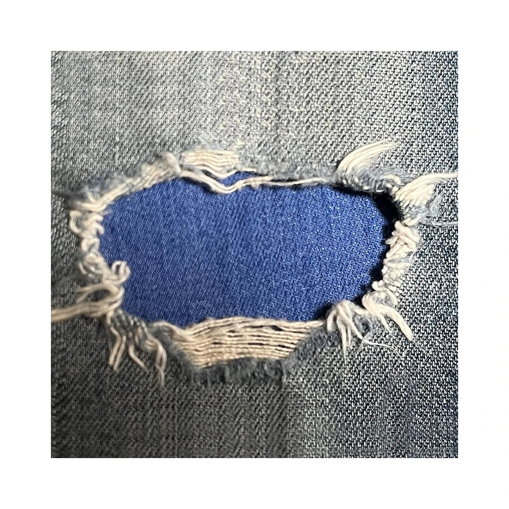 Denim Iron on Patches Inside & Outside Strong Glue Denim Repair Patch for Jeans Jacket Denim Mending and Decorating Blue