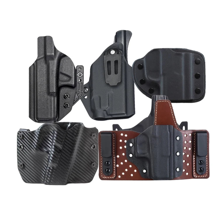 Custom Nylon Leather Carbon Fiber Kydex Conceal Carry Iwb Owb Belt Tactical Holster