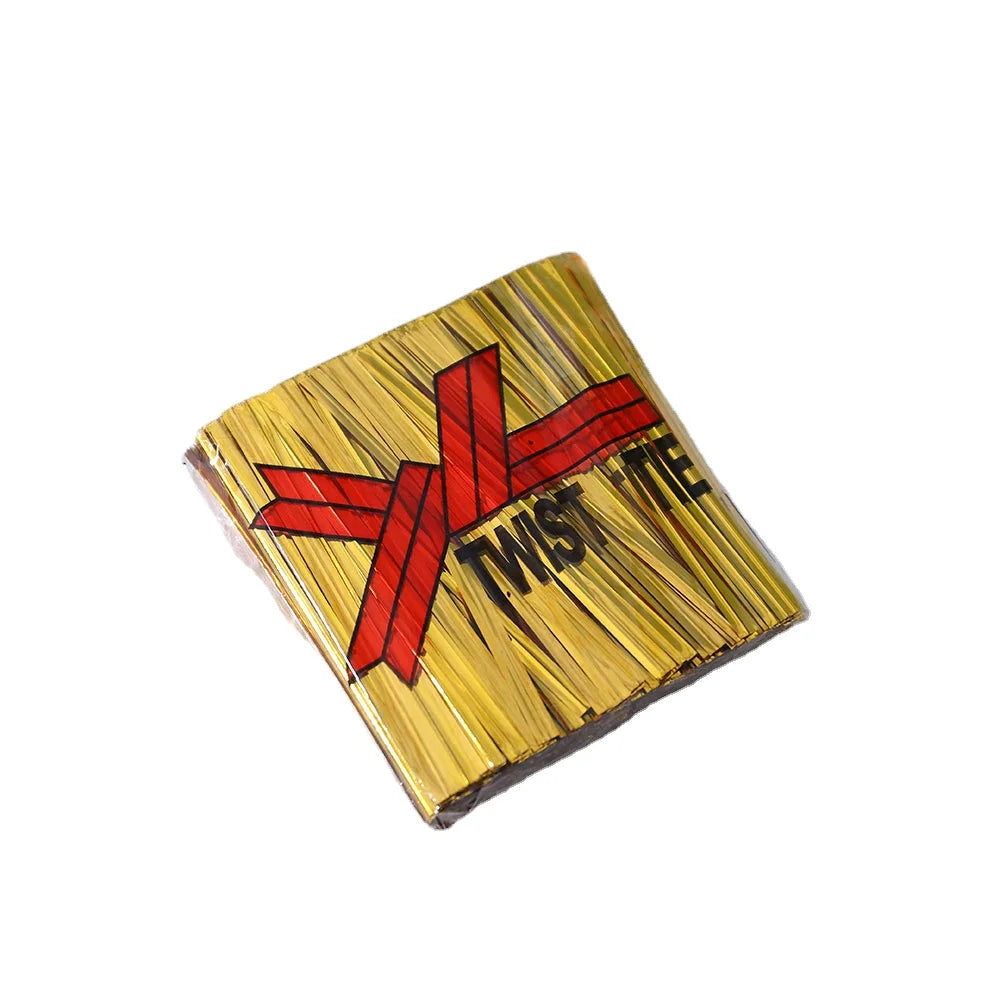 Wholesale Wire Twist Tie Candy Bag Twist Ties Metallic Twist Tie