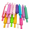 Plastic Embossed Rolling Pin Embossing Fondant Rolling Pins Ideal for Fondant Pie Crust Cookie Pastry Icing Clay Dough
