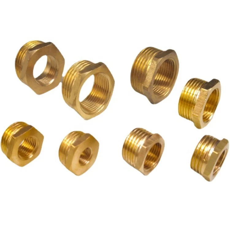Manually Operated Brass Pipe Connectors Adaptor Reducer Fitting