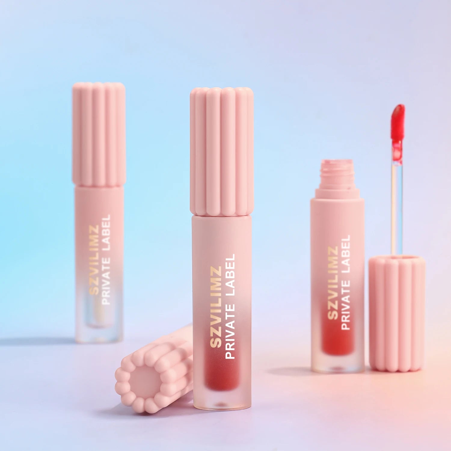 Lip Plumper Gloss Cosmetics Makeup Waterproof Luxury Lipsticks Free Private Label Lipstick Boxes with Custom Service