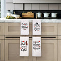 EM Wholesale Terry Tea Towels Sublimation Blanks Designs Woven Hanging Premium Recycled Microfiber Tea Towels for Kitchen
